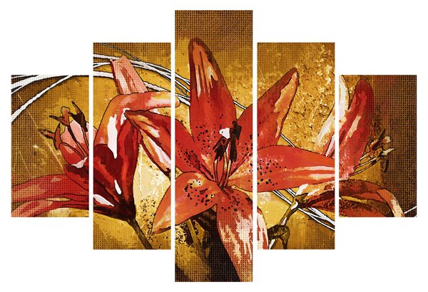 Kép a liliomvirágokról (150x105 cm)