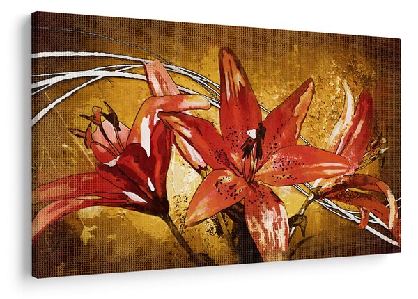 Kép a liliomvirágokról (90x60 cm)