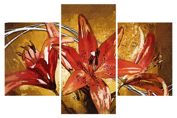 Kép a liliomvirágokról (90x60 cm)