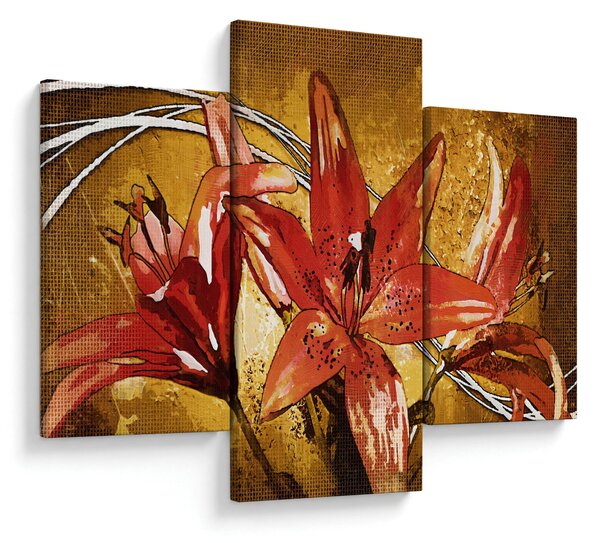 Kép a liliomvirágokról (90x60 cm)