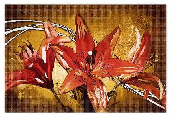 Kép a liliomvirágokról (90x60 cm)