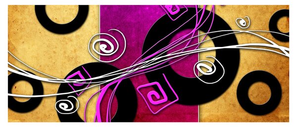 Az absztrakció képe (120x50 cm)