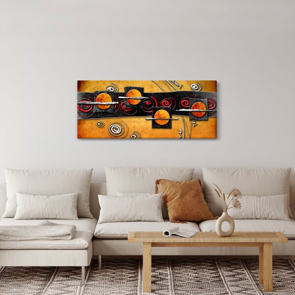 Az absztrakció képe - Bolygók (120x50 cm)