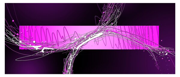 Absztrakt kép (120x50 cm)