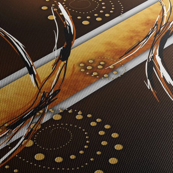 Az absztrakció képe - Pillangók (120x50 cm)