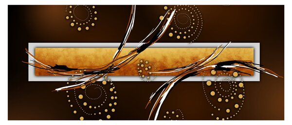 Az absztrakció képe - Pillangók (120x50 cm)