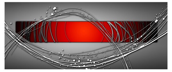 Absztrakt kép (120x50 cm)