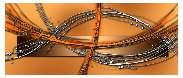 Absztrakt kép (120x50 cm)