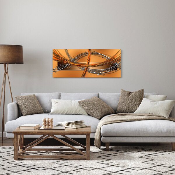 Absztrakt kép (120x50 cm)