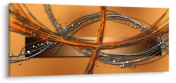Absztrakt kép (120x50 cm)
