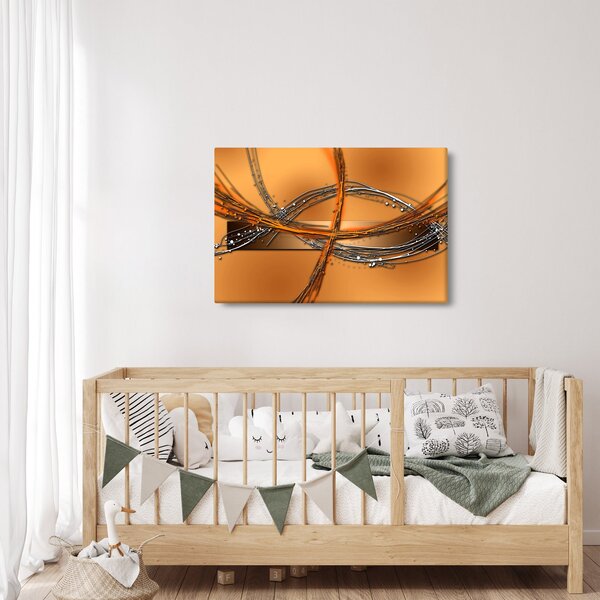 Absztrakt kép (90x60 cm)