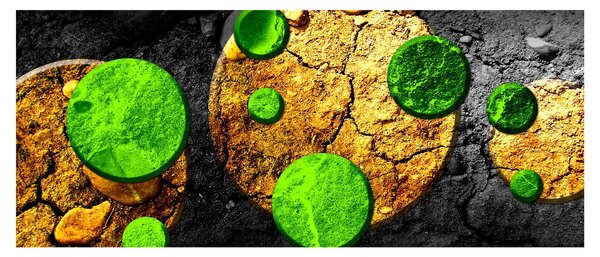 Az absztrakció képe - Gömb (120x50 cm)