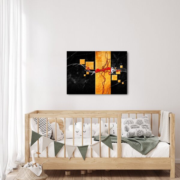 Absztrakt kép - Táncosok (70x50 cm)