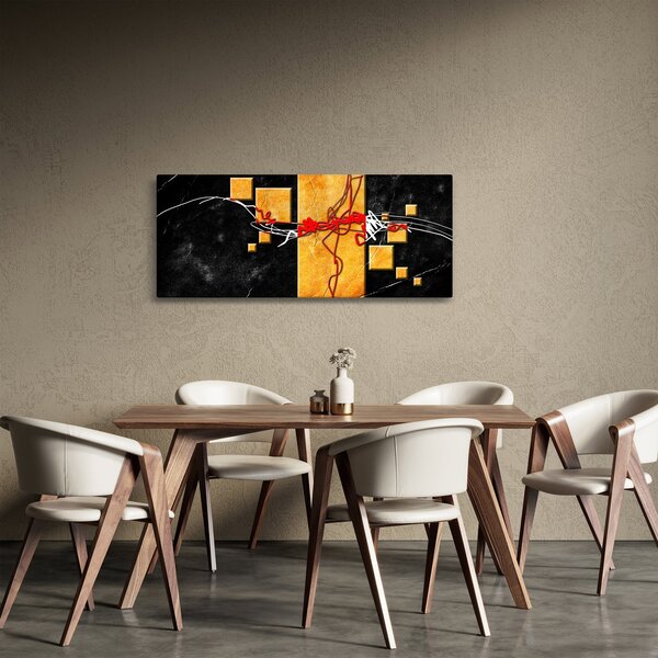 Absztrakt kép - Táncosok (120x50 cm)