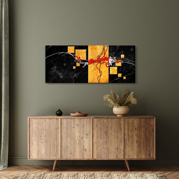 Absztrakt kép - Táncosok (120x50 cm)