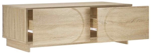 VidaXL Dohányzóasztal Sonoma Tölgy 102 x 50,5 x 35 cm Szerelt Fa