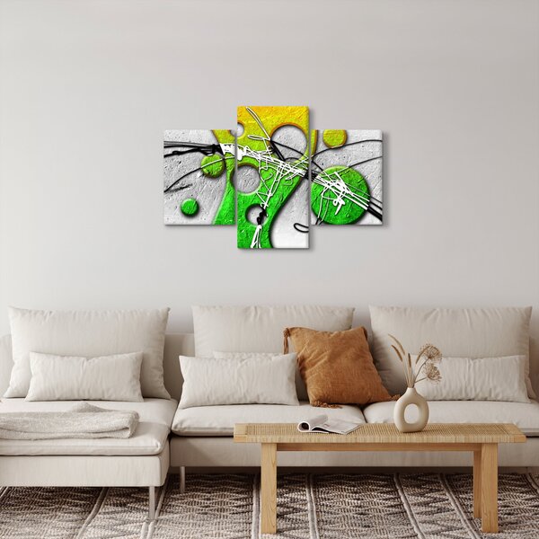 Absztrakt kép (90x60 cm)