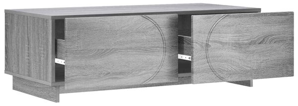 VidaXL Dohányzóasztal Szürke Sonoma 102 x 50,5 x 35 cm Szerelt Fa