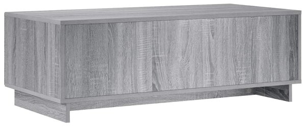 VidaXL Dohányzóasztal Szürke Sonoma 102 x 50,5 x 35 cm Szerelt Fa