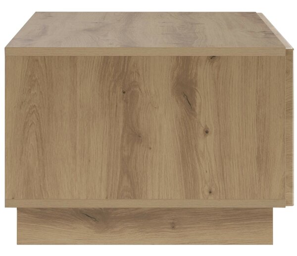 VidaXL Dohányzóasztal Kézműves Tölgy 102 x 50,5 x 35 cm Szerelt Fa