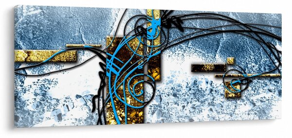 Absztrakt kép (120x50 cm)