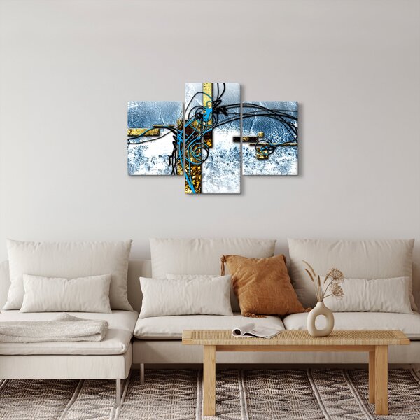 Absztrakt kép (90x60 cm)