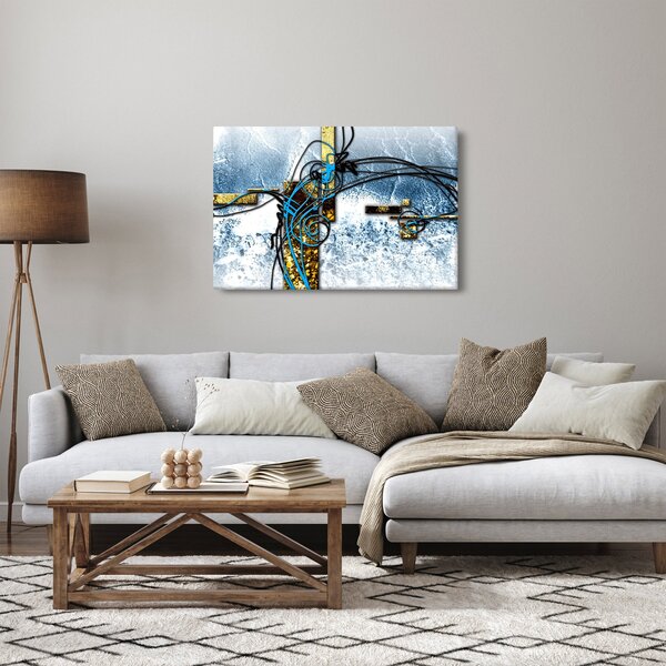 Absztrakt kép (90x60 cm)