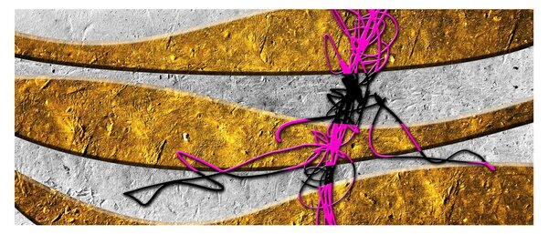 Az absztrakció képe (120x50 cm)