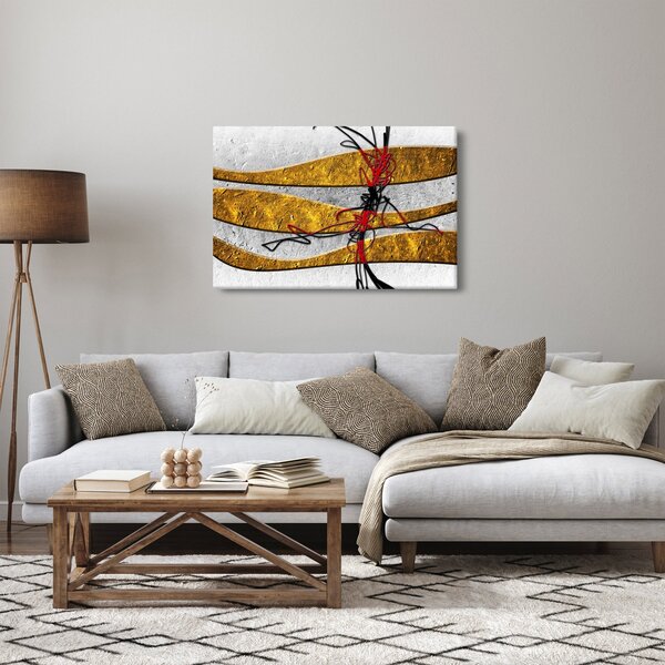Absztrakt kép (90x60 cm)