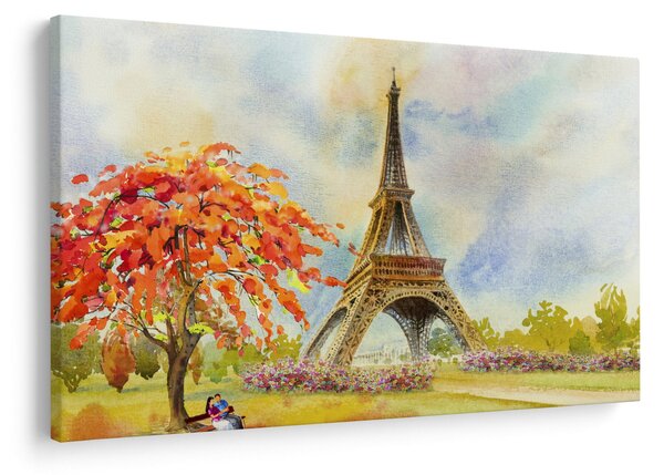 Festett kép az Eiffel-torony (90x60 cm)