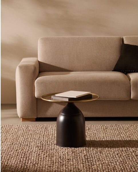 Fém kerek tárolóasztal ø 52 cm Liuva – Kave Home
