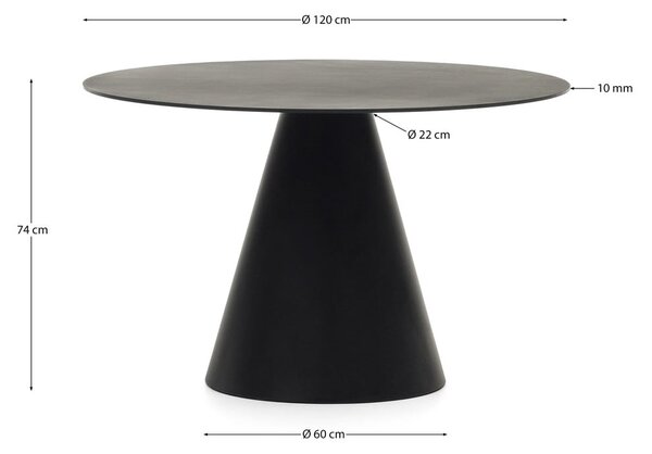 Kerek étkezőasztal ø 120 cm Wilshire – Kave Home