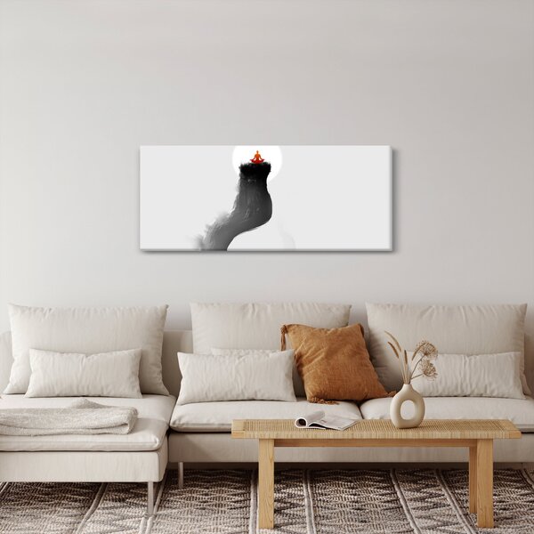 Kép - Meditáció a hegységen (120x50 cm)