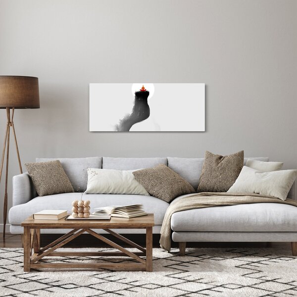 Kép - Meditáció a hegységen (120x50 cm)