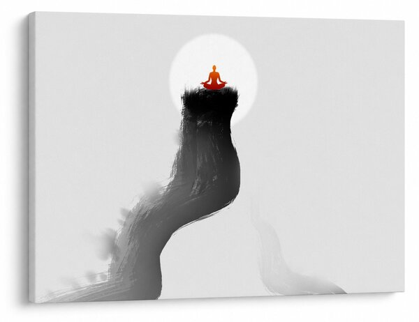 Kép - Meditáció a hegységen (70x50 cm)
