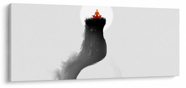 Kép - Meditáció a hegységen (120x50 cm)