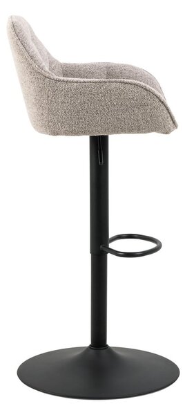 Világosszürke forgó bárszék szett 2 db-os 109 cm Brooke – Actona