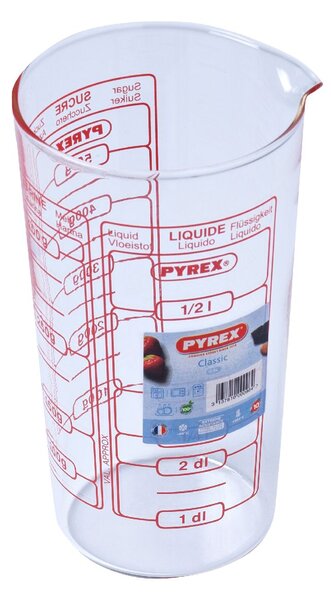 Pyrex mércés pohár 0.5 l
