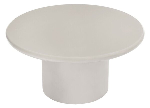 Krémszínű kerek dohányzóasztal ø 80 cm Nagano – House Nordic