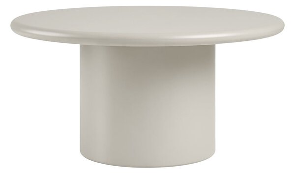 Krémszínű kerek dohányzóasztal ø 80 cm Nagano – House Nordic