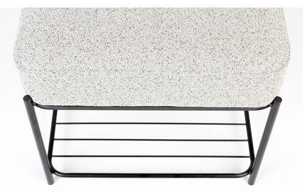 Világosszürke puff Milou – White Label