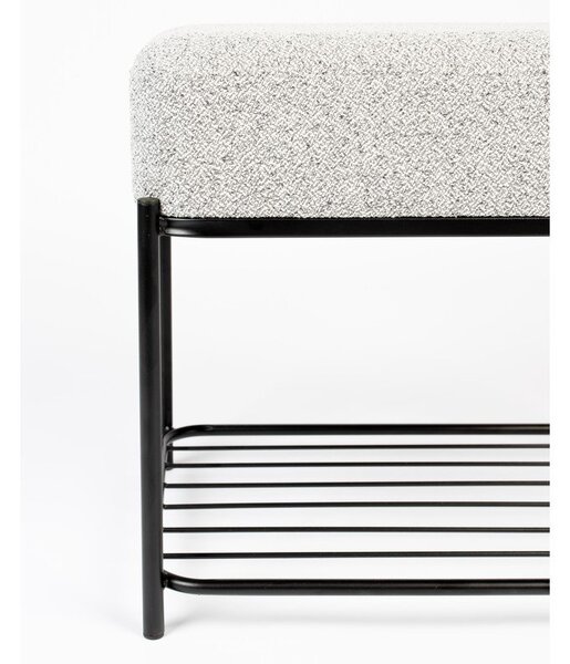 Világosszürke puff Milou – White Label