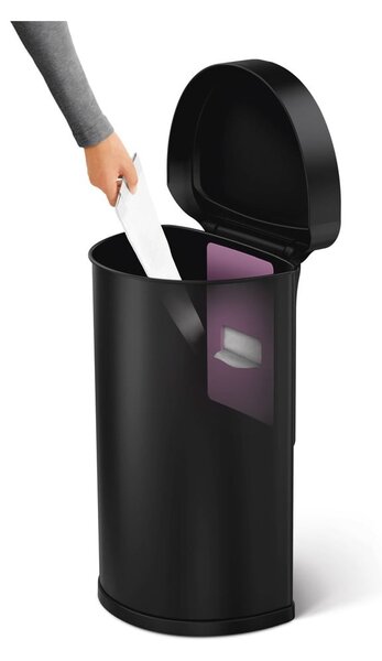 Rozsdamentes acél érintésmentes szemetes 45 l – simplehuman
