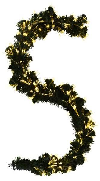 Karácsonyi girlanda 48 LED Meleg fehér PVC