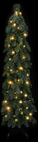 Megvilágított műkarácsonyfa 80 LED-del 150 cm