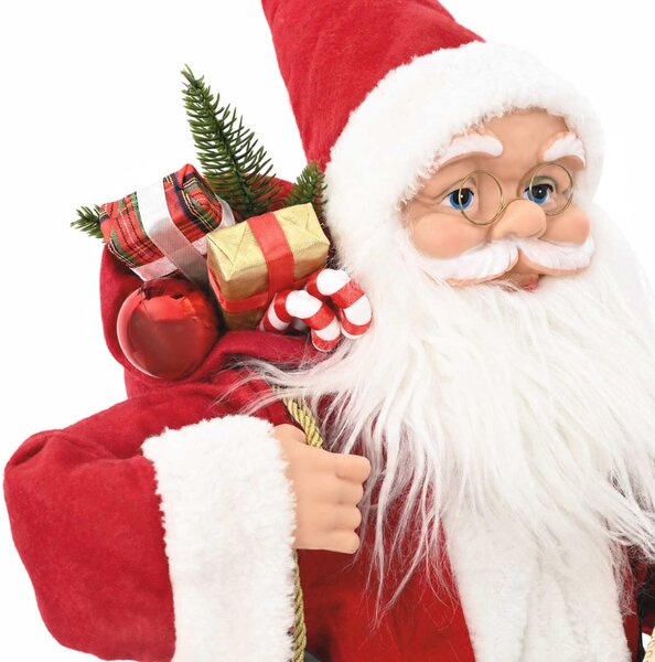 Mikulás-figura Piros 62 cm Poliészter