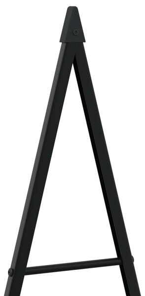 Fém karácsonyfa KUOPIO 210 cm Fém Fekete