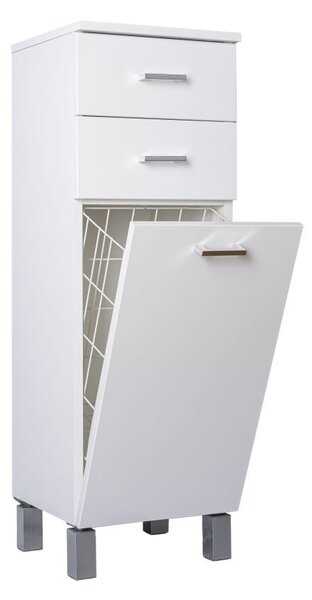 Viva STYLE fürdőszobai ÁLLÓSZEKRÉNY 100 szennyestartós - 2 fiók - 35 x 33 x 100 cm
