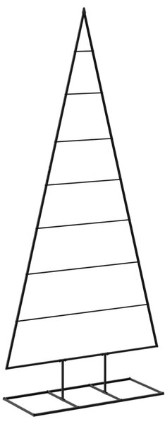 Fém karácsonyfa KUOPIO 210 cm Fém Fekete