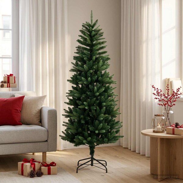 Artificial Hinged Christmas Tree 150 cm PE és PVC Zöld